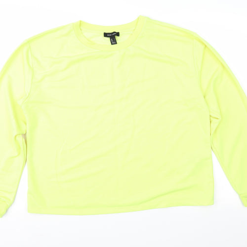 New Look Womens Green   Pullover Sweatshirt Size L