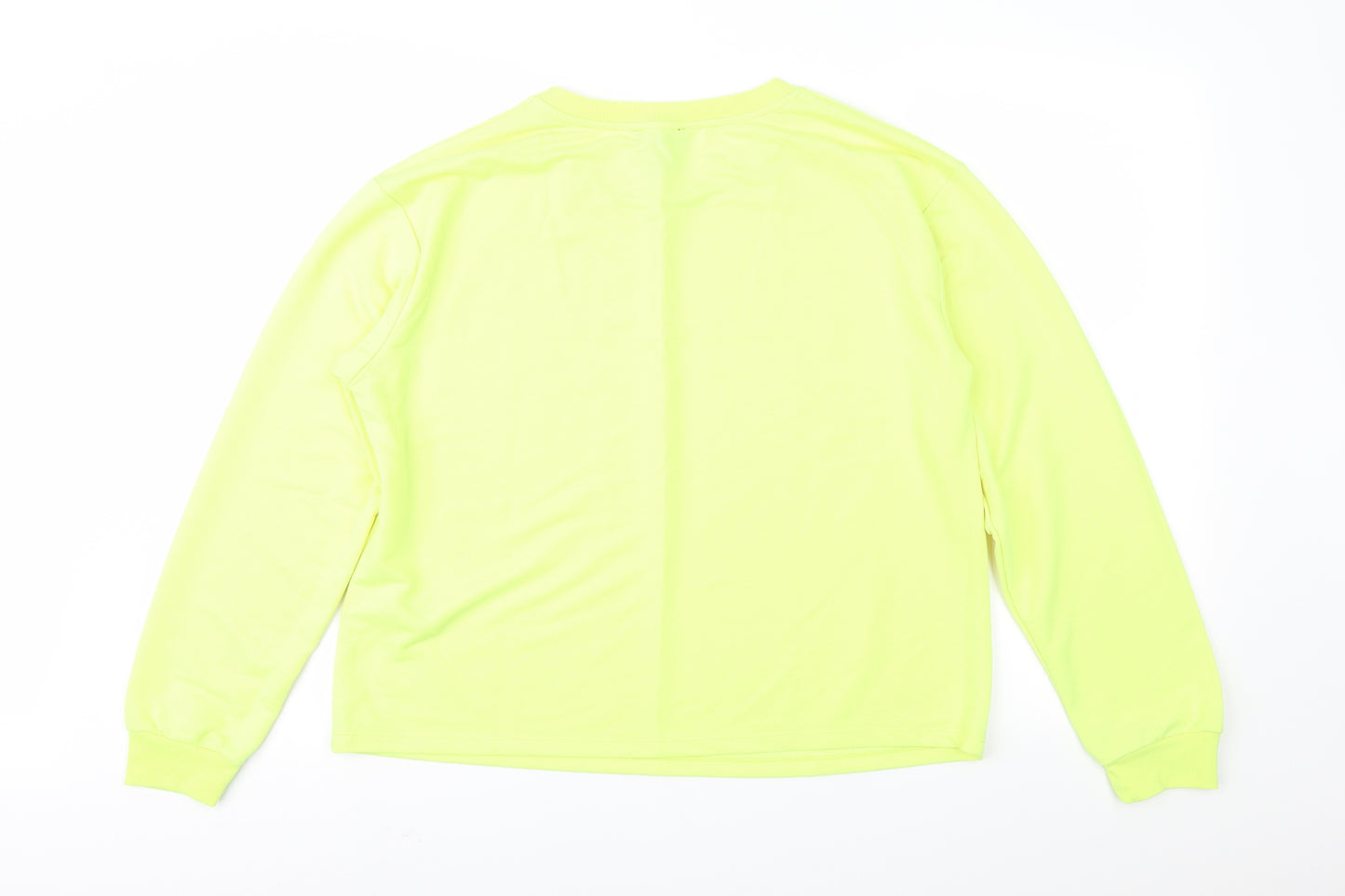 New Look Womens Green   Pullover Sweatshirt Size L