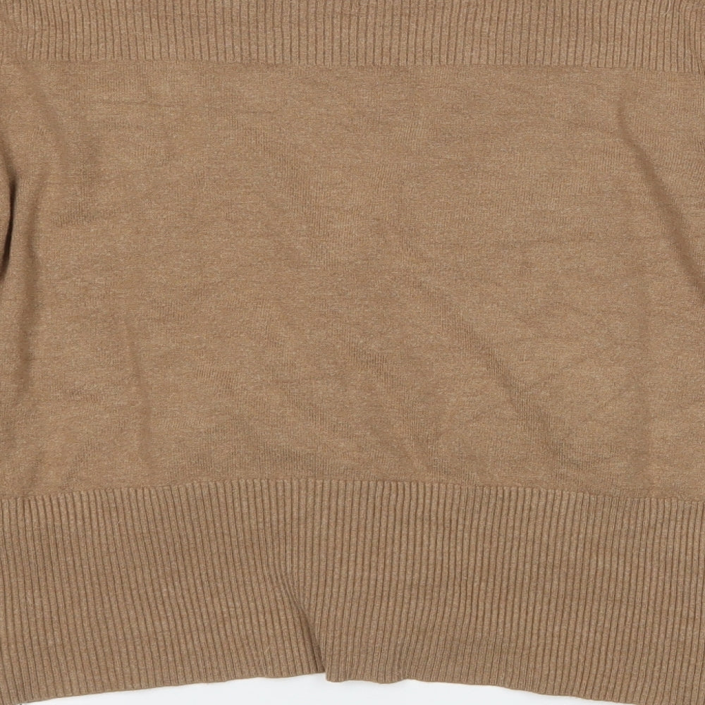 New Look Womens Beige  Knit Cardigan Jumper Size 14