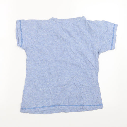 Secret Possessions Womens Blue Geometric  Top Pyjama Top Size 8