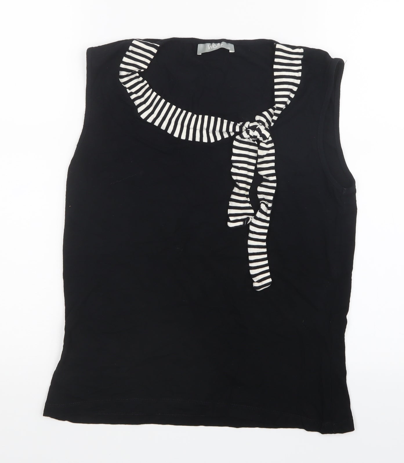 Wallis Womens Black   Basic T-Shirt Size 14