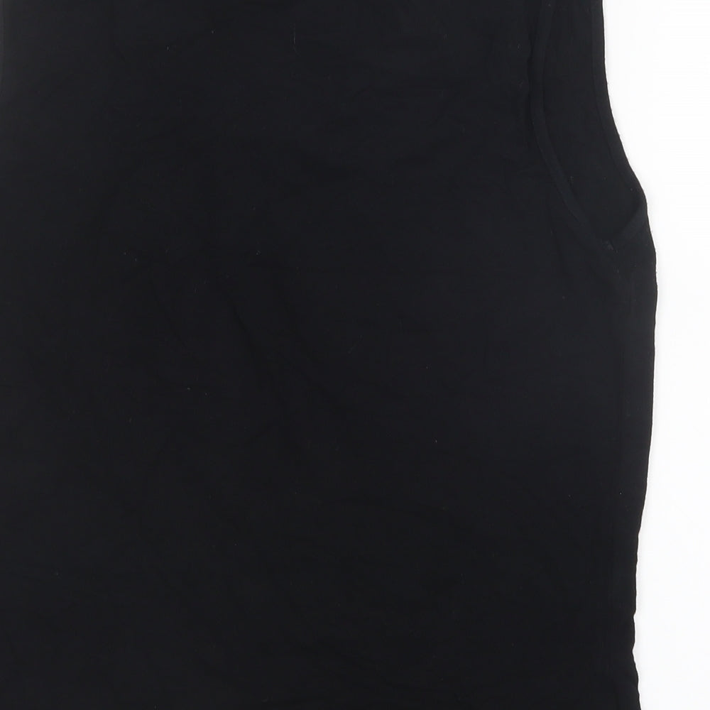 Wallis Womens Black   Basic T-Shirt Size 14