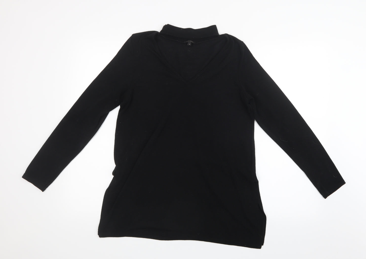River Island Womens Black   Basic T-Shirt Size 12