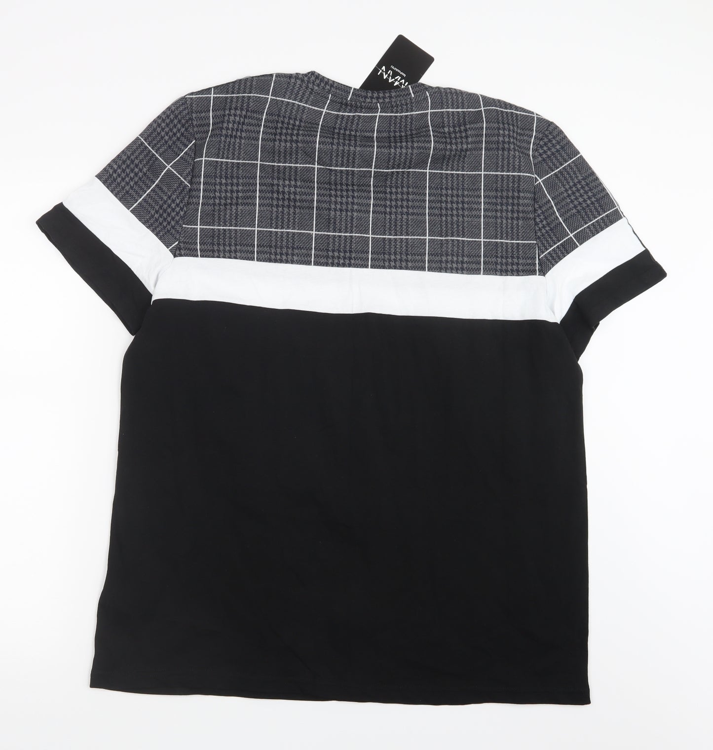 Boohoo Mens Black    T-Shirt Size XL
