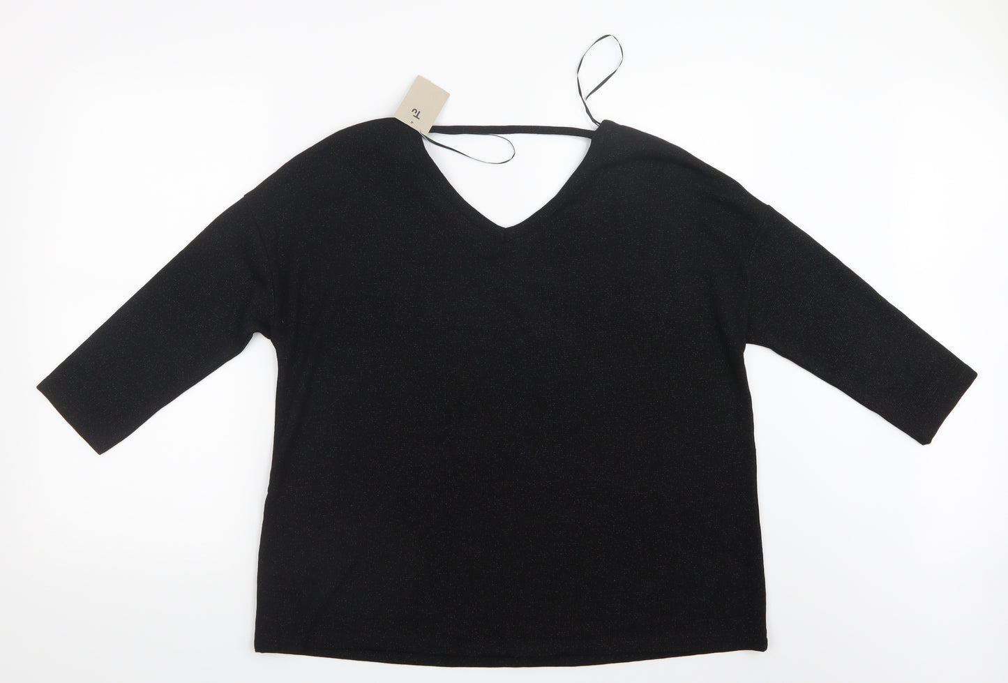 TU Womens Black   Basic T-Shirt Size 14