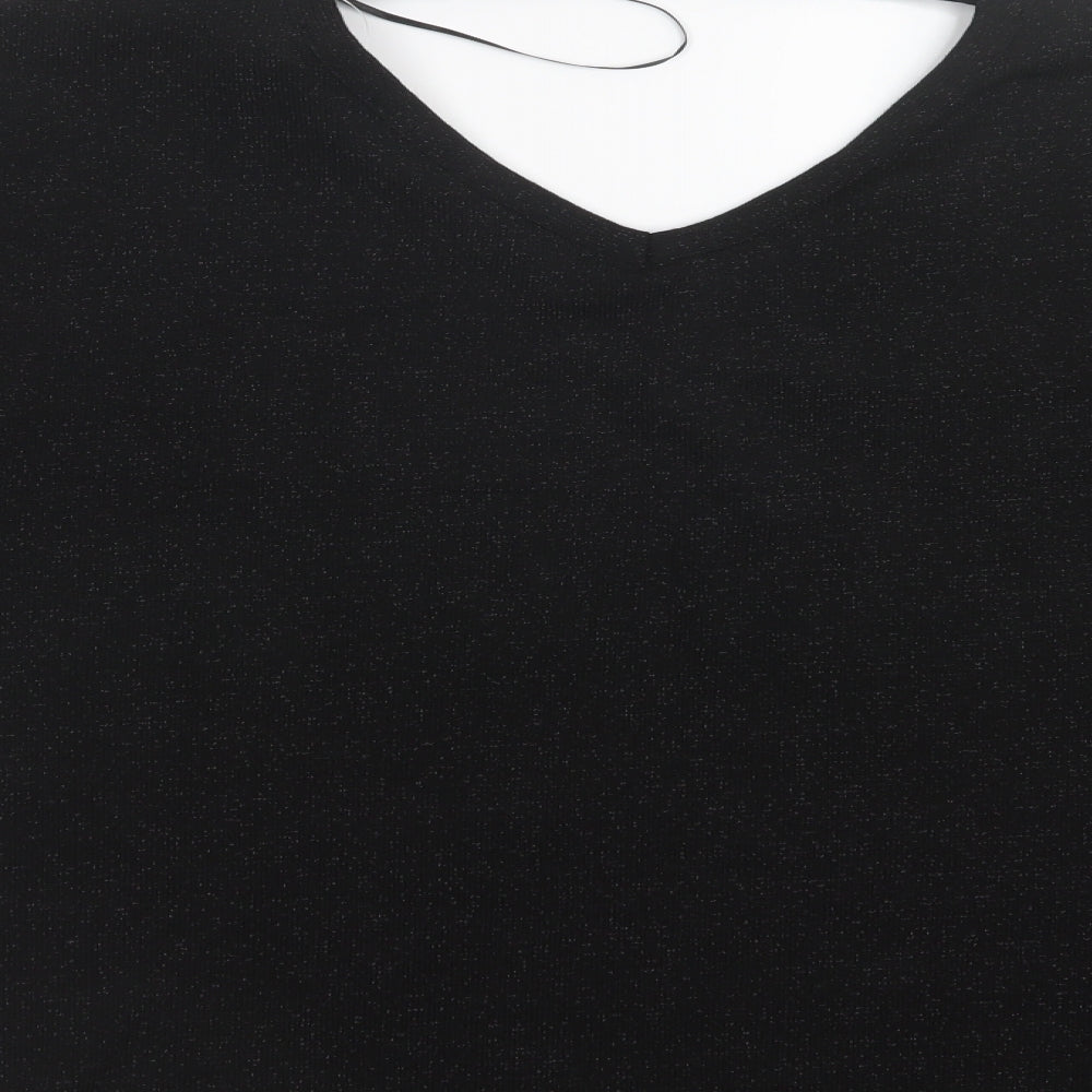 TU Womens Black   Basic T-Shirt Size 14