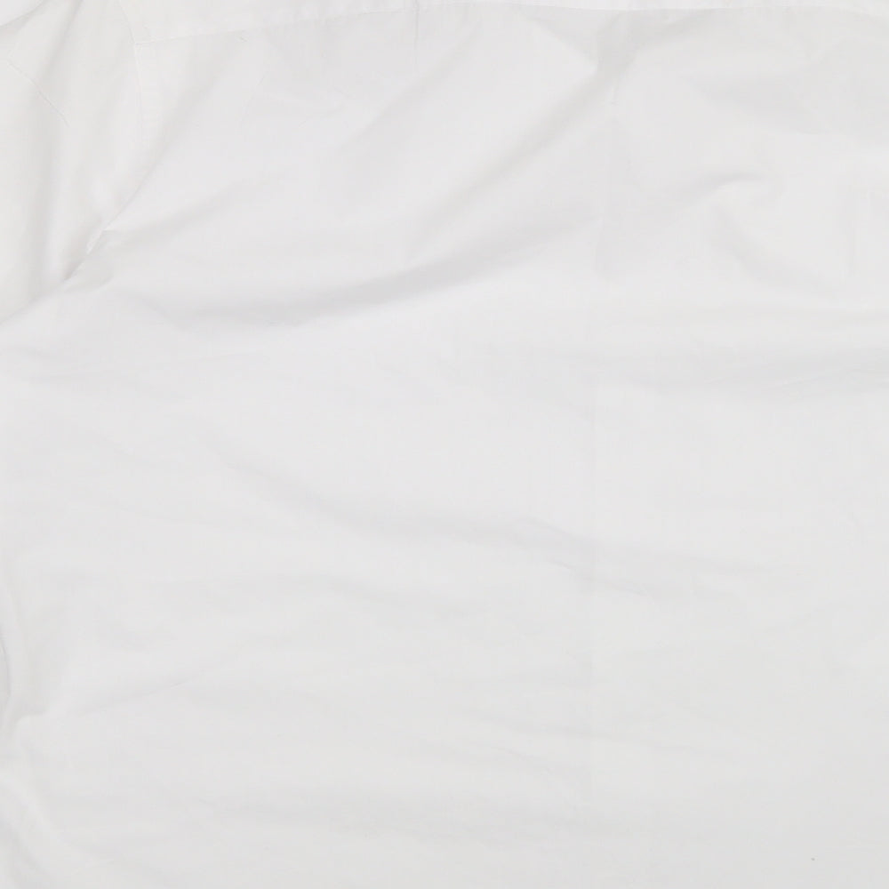 F&F Mens White    Button-Up Size 16