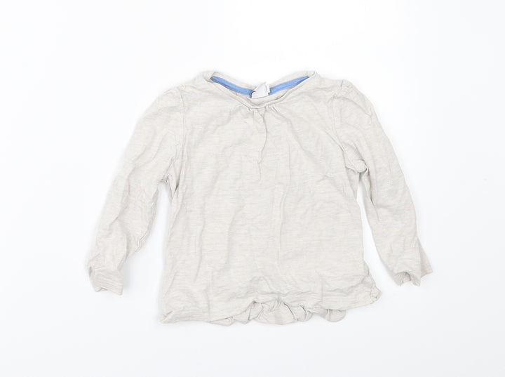 Mini Club Girls Beige T-Shirt Size 2-3 Years