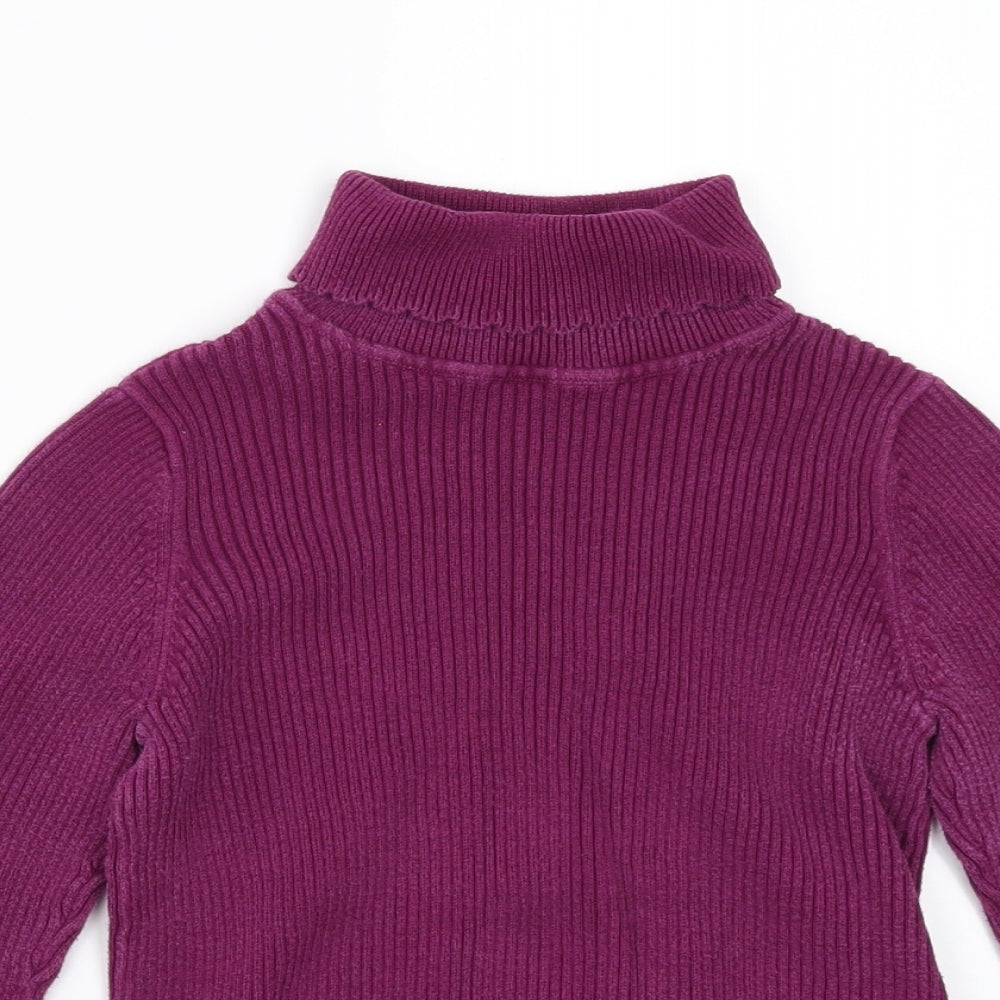 George Girls Purple   Pullover Jumper Size 6-7 Years