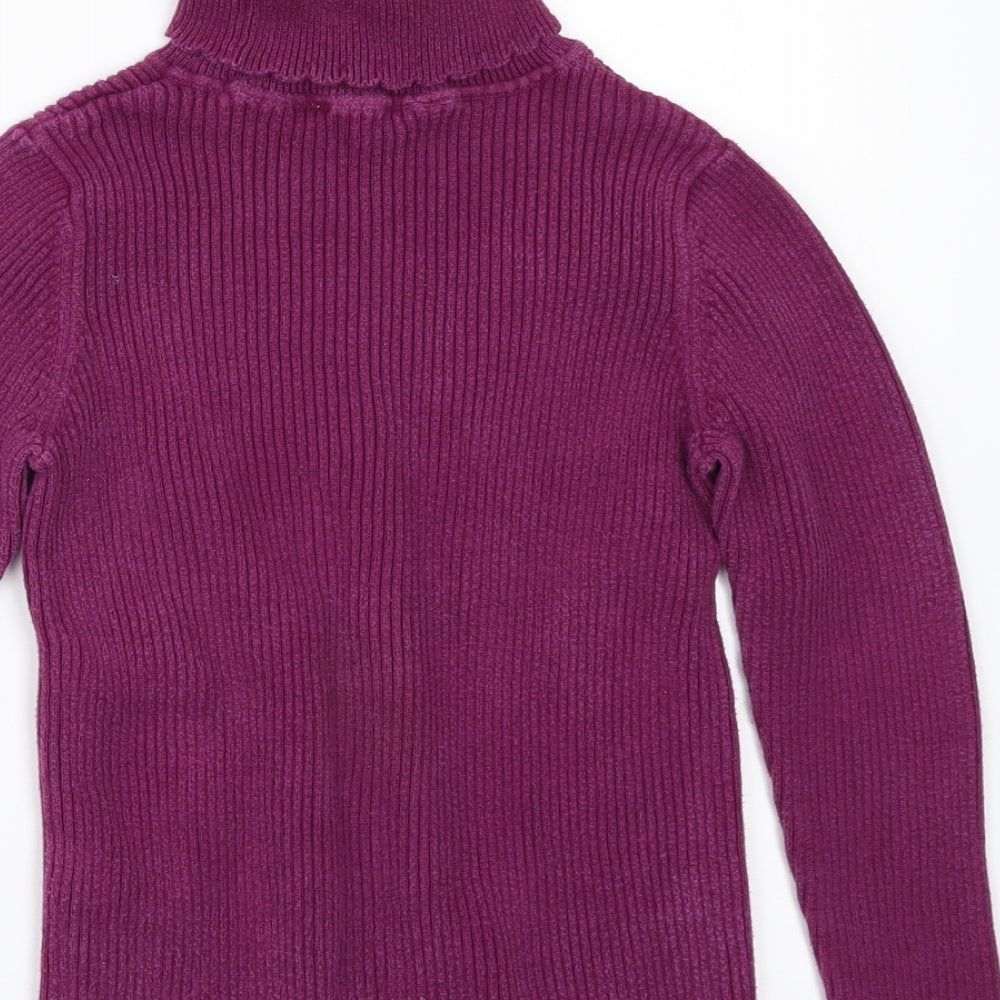 George Girls Purple   Pullover Jumper Size 6-7 Years