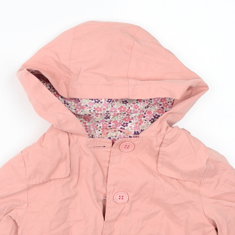 Mothercare Girls Orange   Jacket  Size 12-18 Months