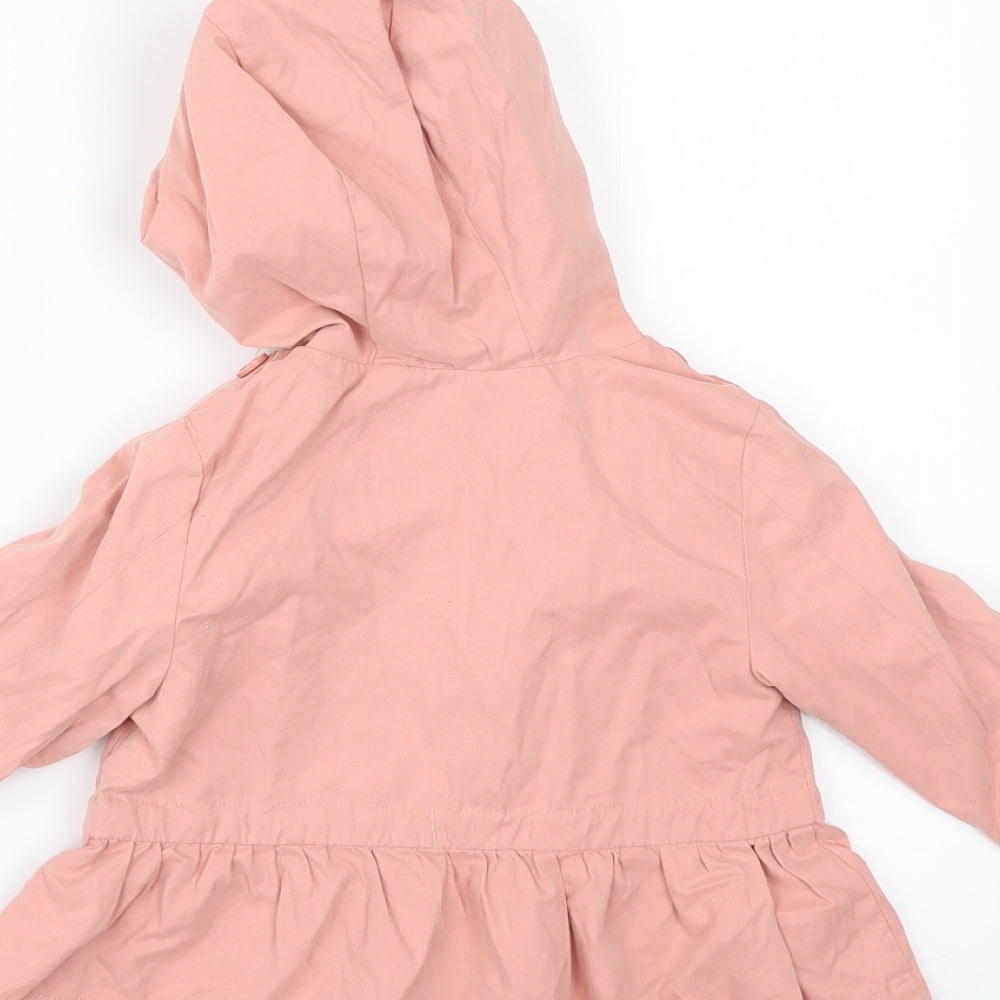 Mothercare Girls Orange   Jacket  Size 12-18 Months