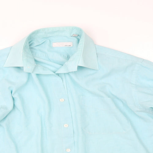 BHS Mens Green    Button-Up Size 16