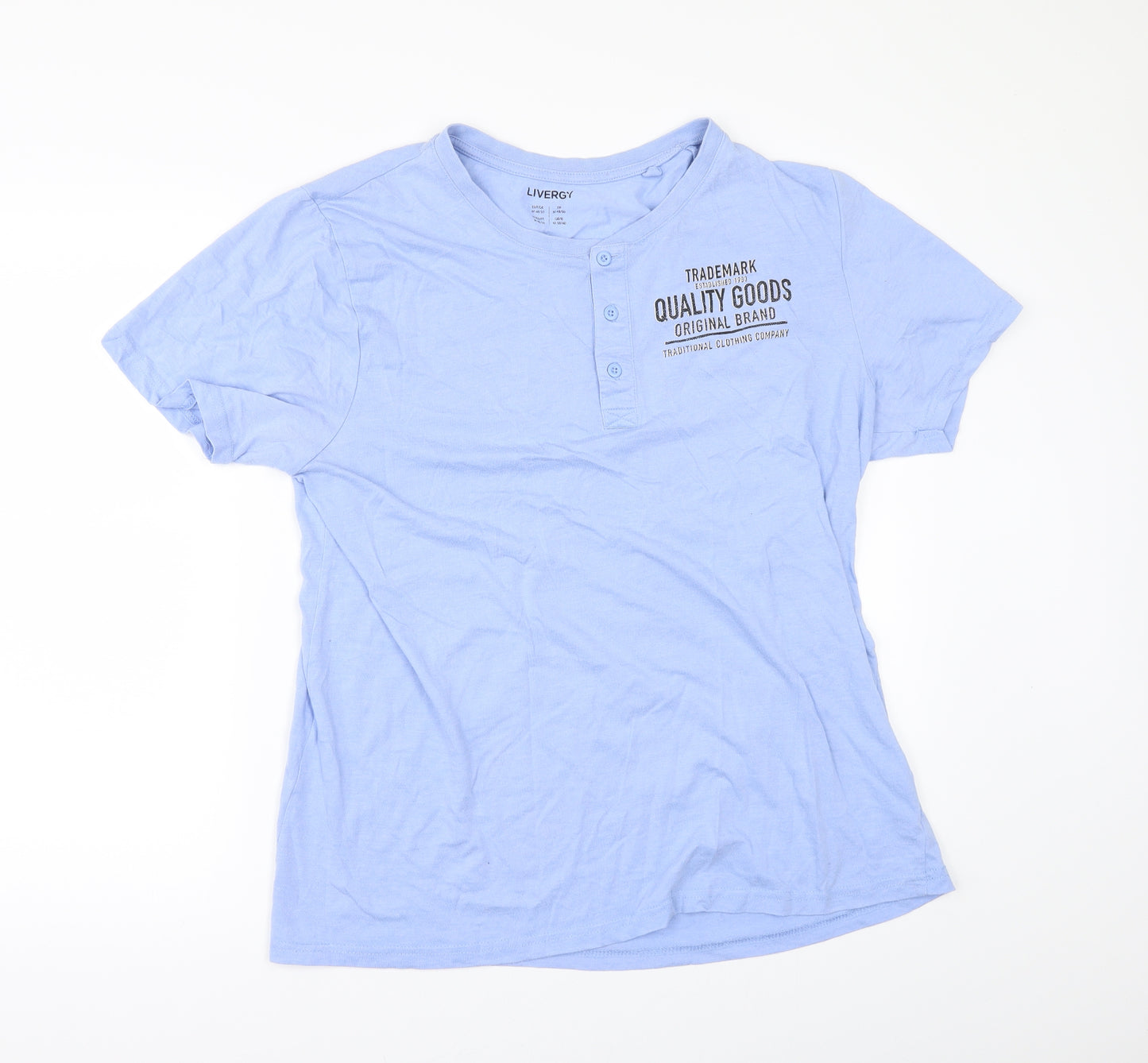 Livergy Mens Blue    T-Shirt Size M