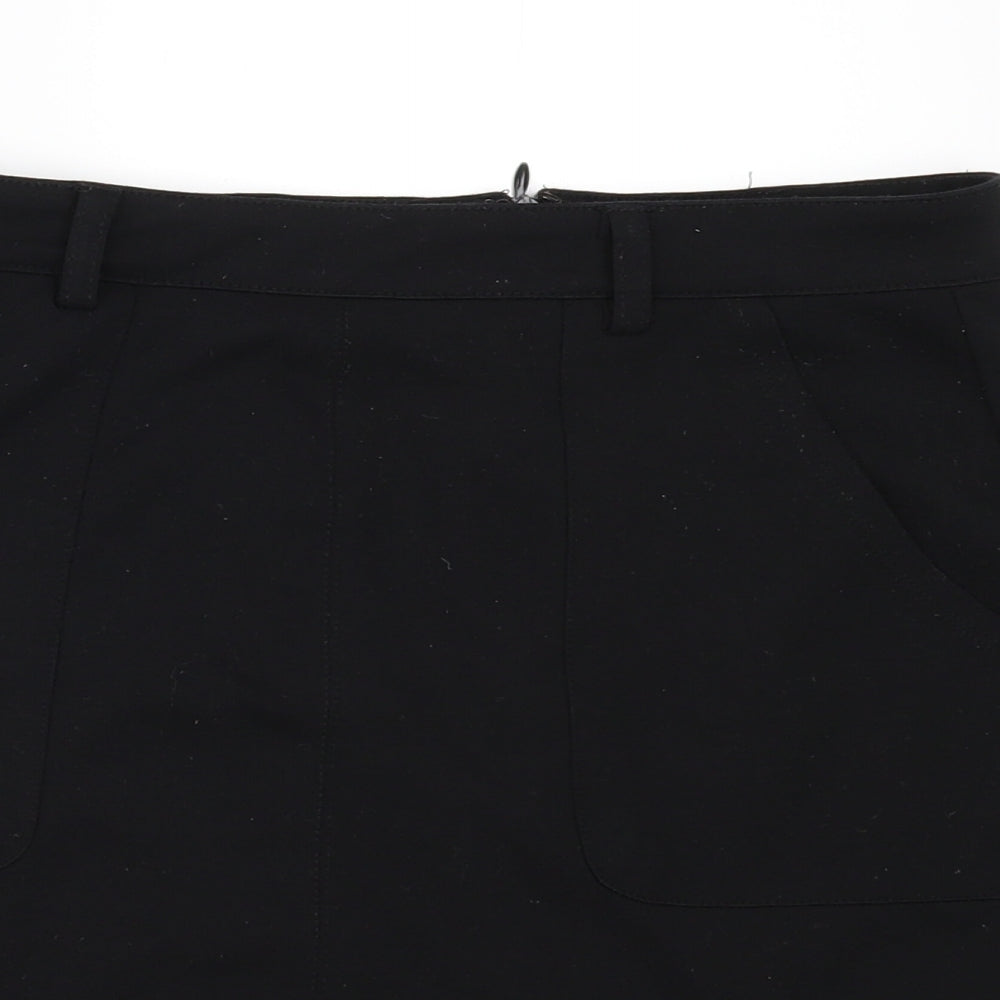 New Look Womens Black   Mini Skirt Size 65 in