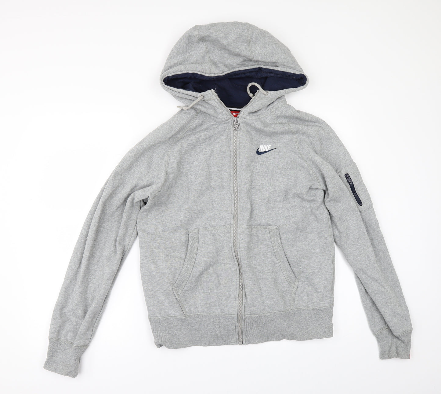 Nike Mens Grey   Full Zip Hoodie Size M