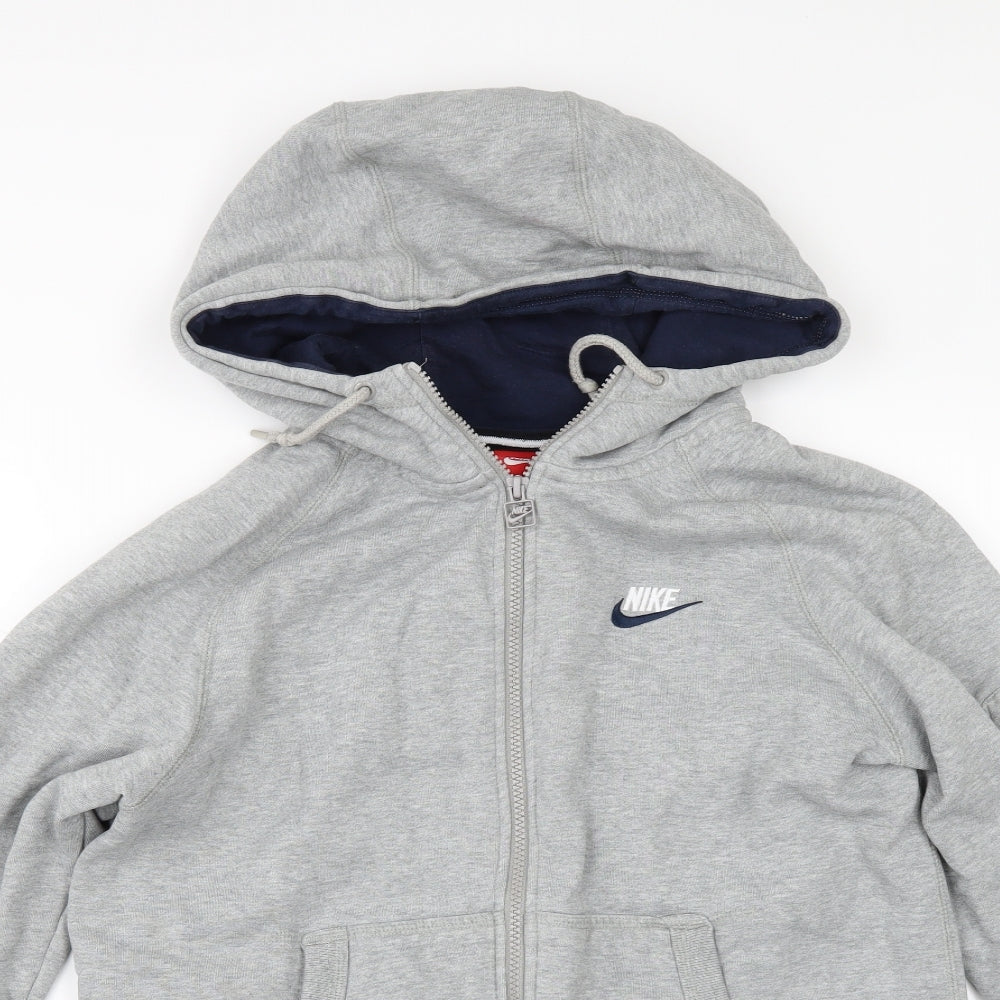 Nike Mens Grey   Full Zip Hoodie Size M