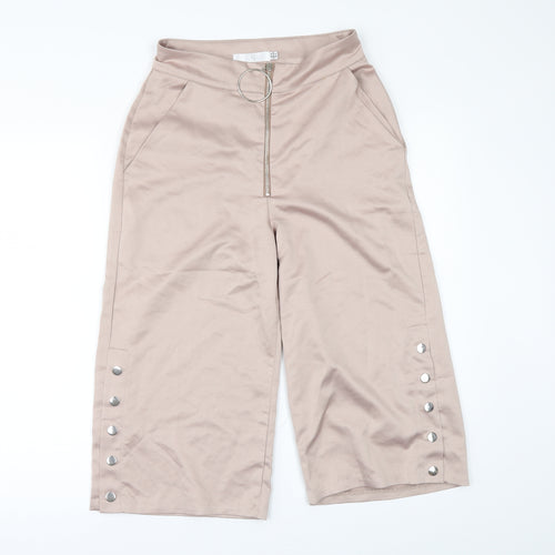Missguided Womens Beige   Culotte Shorts Size 8