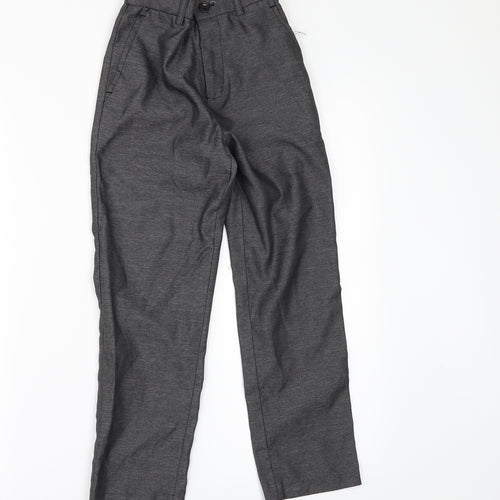 Preworn Boys Grey   Dress Pants Trousers Size 7 Years