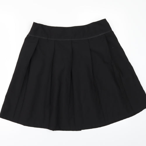 TU Girls Black   A-Line Skirt  - School