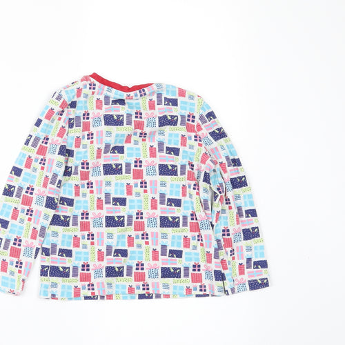 Mini Club Girls White Geometric  Basic T-Shirt Size 2-3 Years
