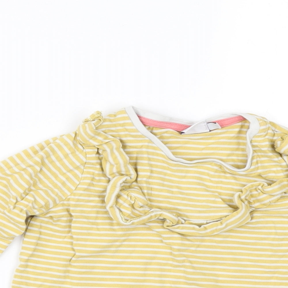 Mini Club Girls Yellow Striped  Basic  Size 2-3 Years