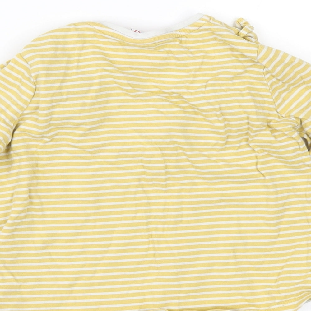 Mini Club Girls Yellow Striped  Basic  Size 2-3 Years