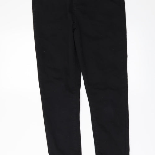 Denim & Co. Womens Black  Denim Skinny Jeans Size 12 L27 in