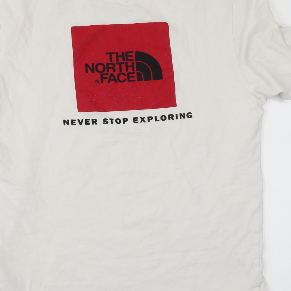 The North Face Mens White    T-Shirt Size S