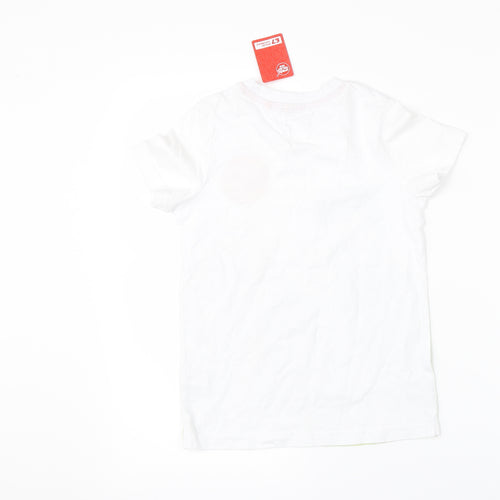 Sports Relief Girls White   Basic T-Shirt Size 7-8 Years  - SPORTS RELIEF 2018