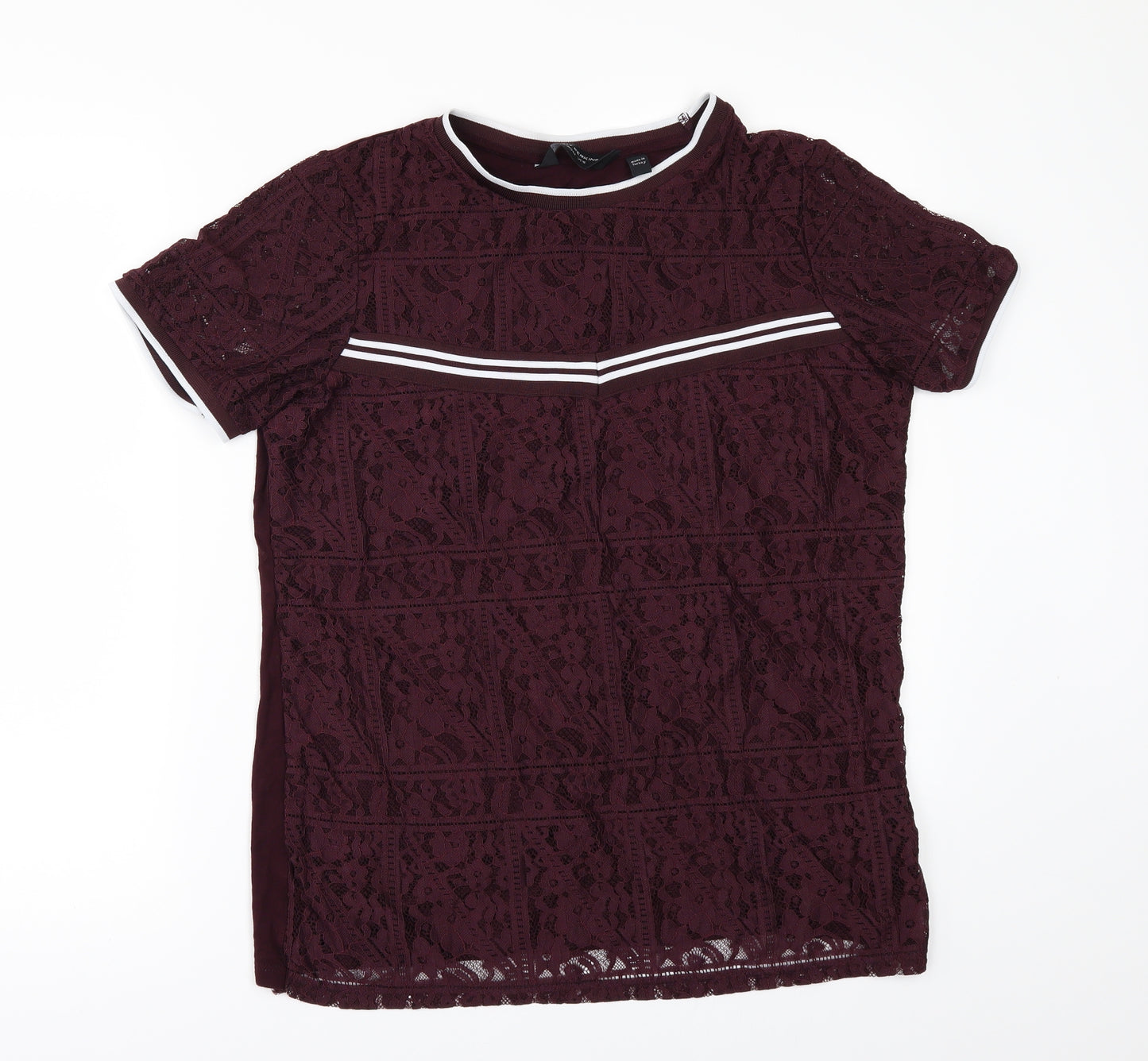 Dorothy Perkins Womens Red   Basic T-Shirt Size 16