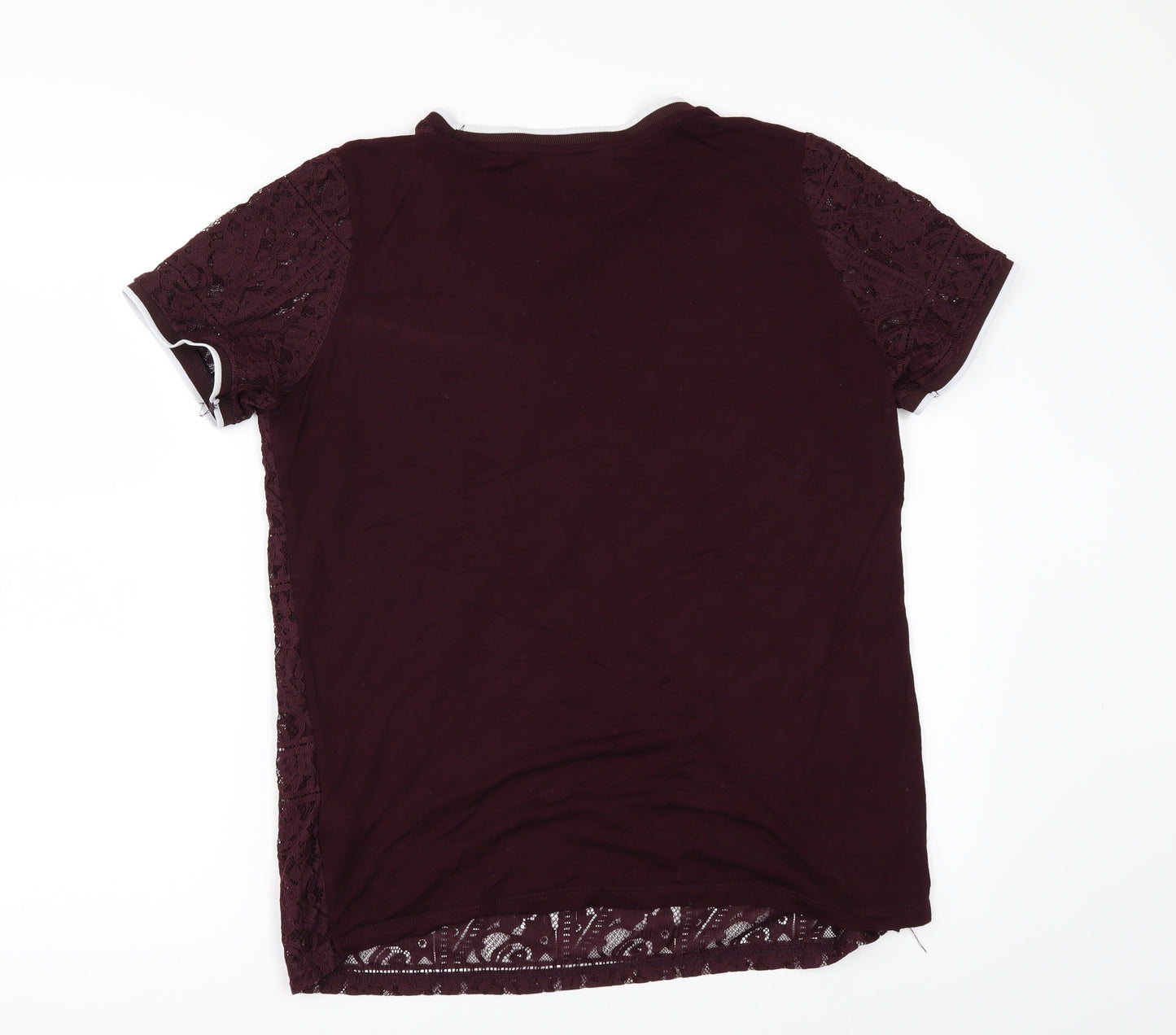 Dorothy Perkins Womens Red   Basic T-Shirt Size 16