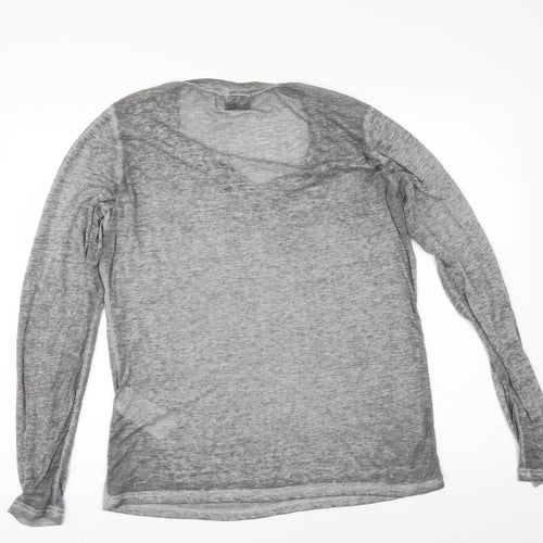 Villa Womens Grey   Basic T-Shirt Size XL