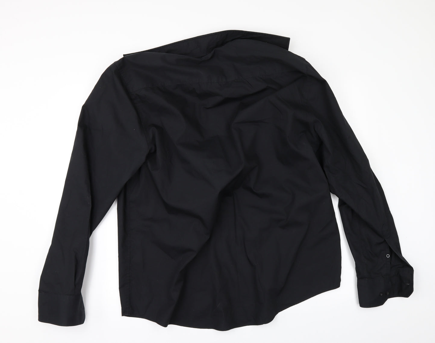 TU Mens Black    Button-Up