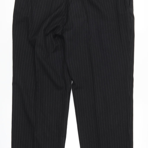 NEXT Mens Black Striped  Trousers  Size 36 L29 in