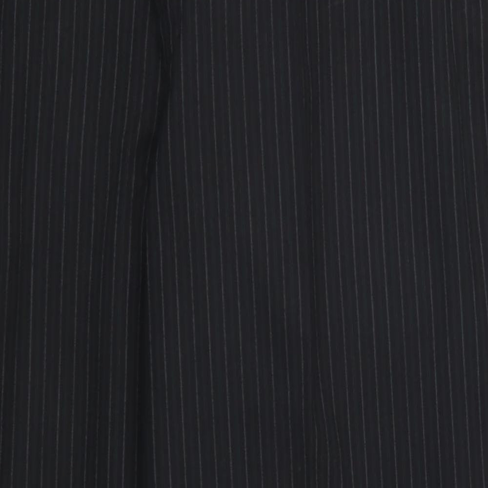 NEXT Mens Black Striped  Trousers  Size 36 L29 in