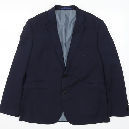 Burton Mens Blue   Jacket Suit Jacket Size 42