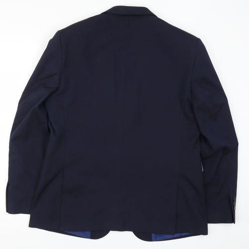 Burton Mens Blue   Jacket Suit Jacket Size 42