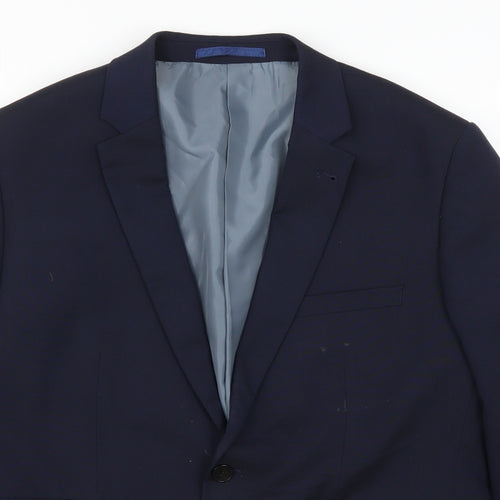 Burton Mens Blue   Jacket Suit Jacket Size 42