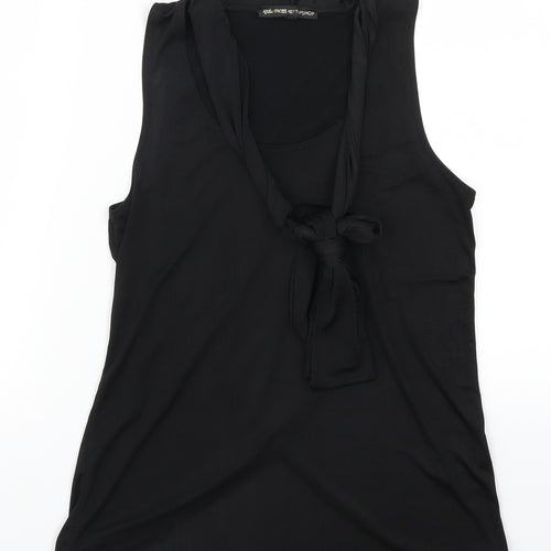 Topshop Womens Black   Basic Tank Size 10