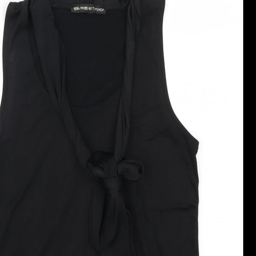 Topshop Womens Black   Basic Tank Size 10