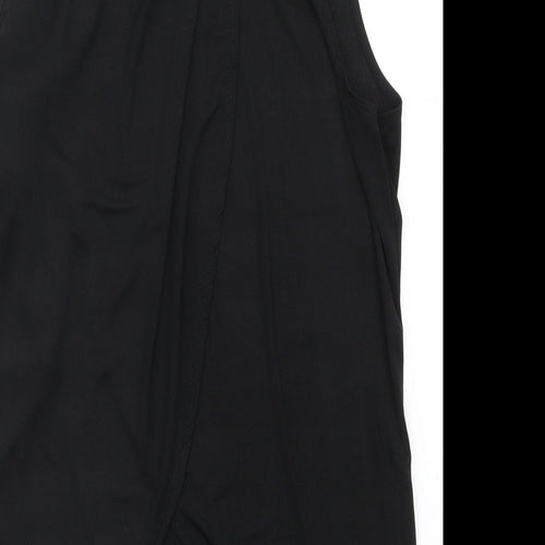 Topshop Womens Black   Basic Tank Size 10