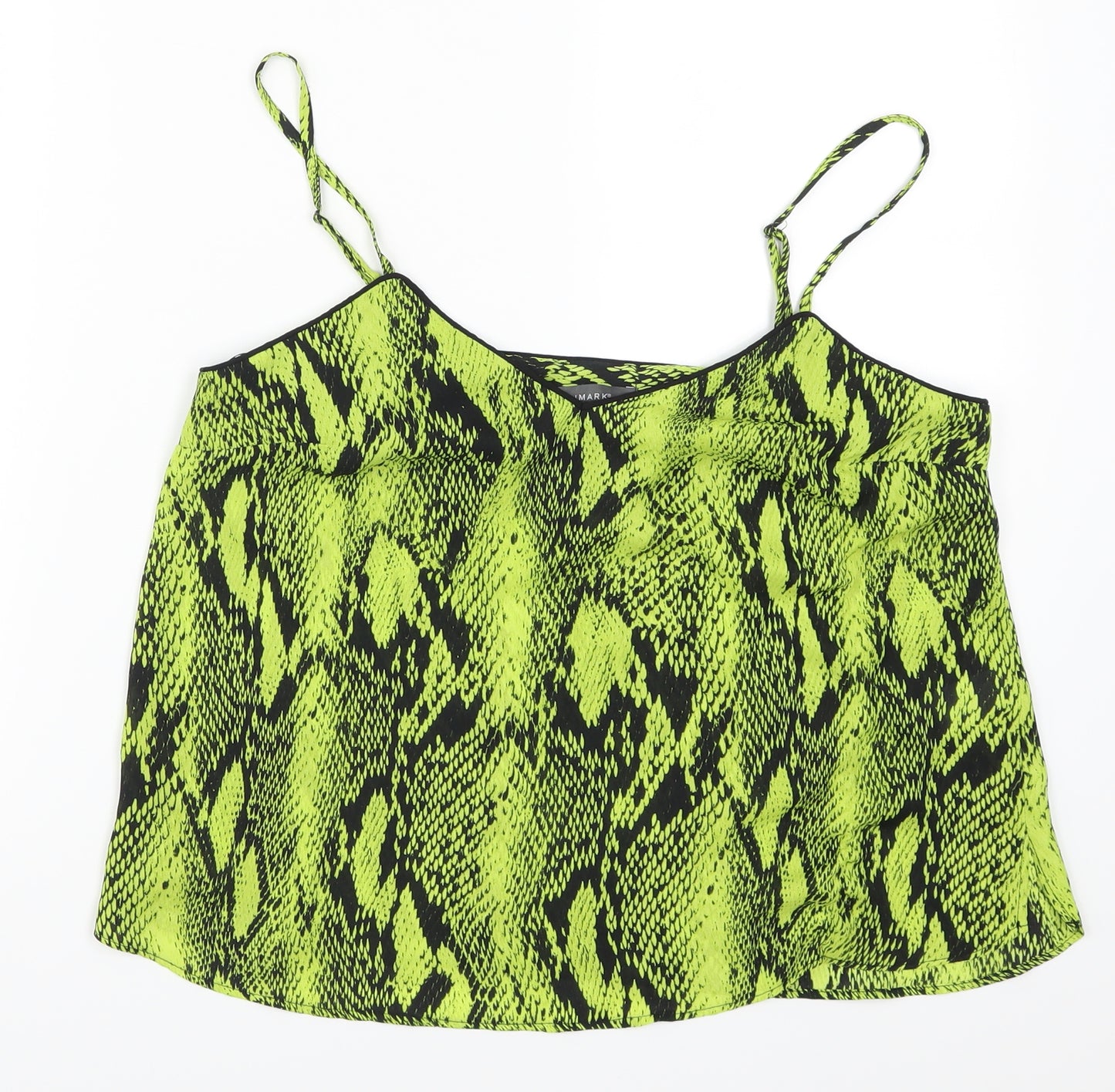 Primark Womens Green Animal Print  Basic Tank Size 12