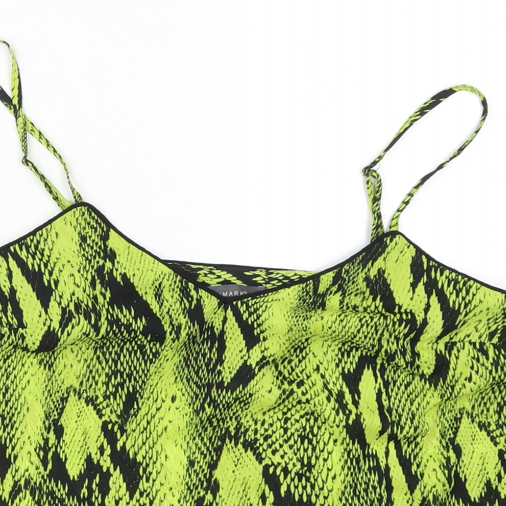 Primark Womens Green Animal Print  Basic Tank Size 12