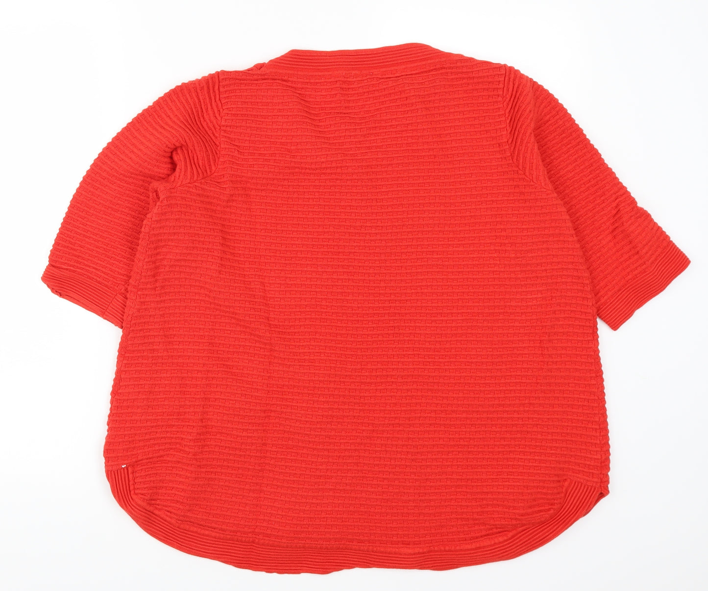 M&Co Womens Red   Pullover Jumper Size 22