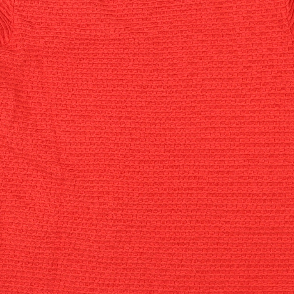 M&Co Womens Red   Pullover Jumper Size 22