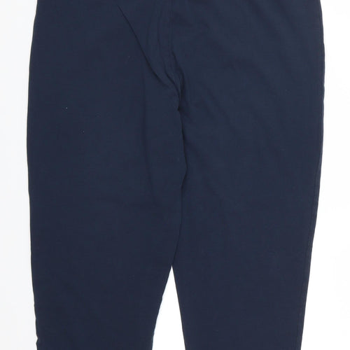 M&Co Womens Blue   Cropped Leggings Size 2XL L21 in