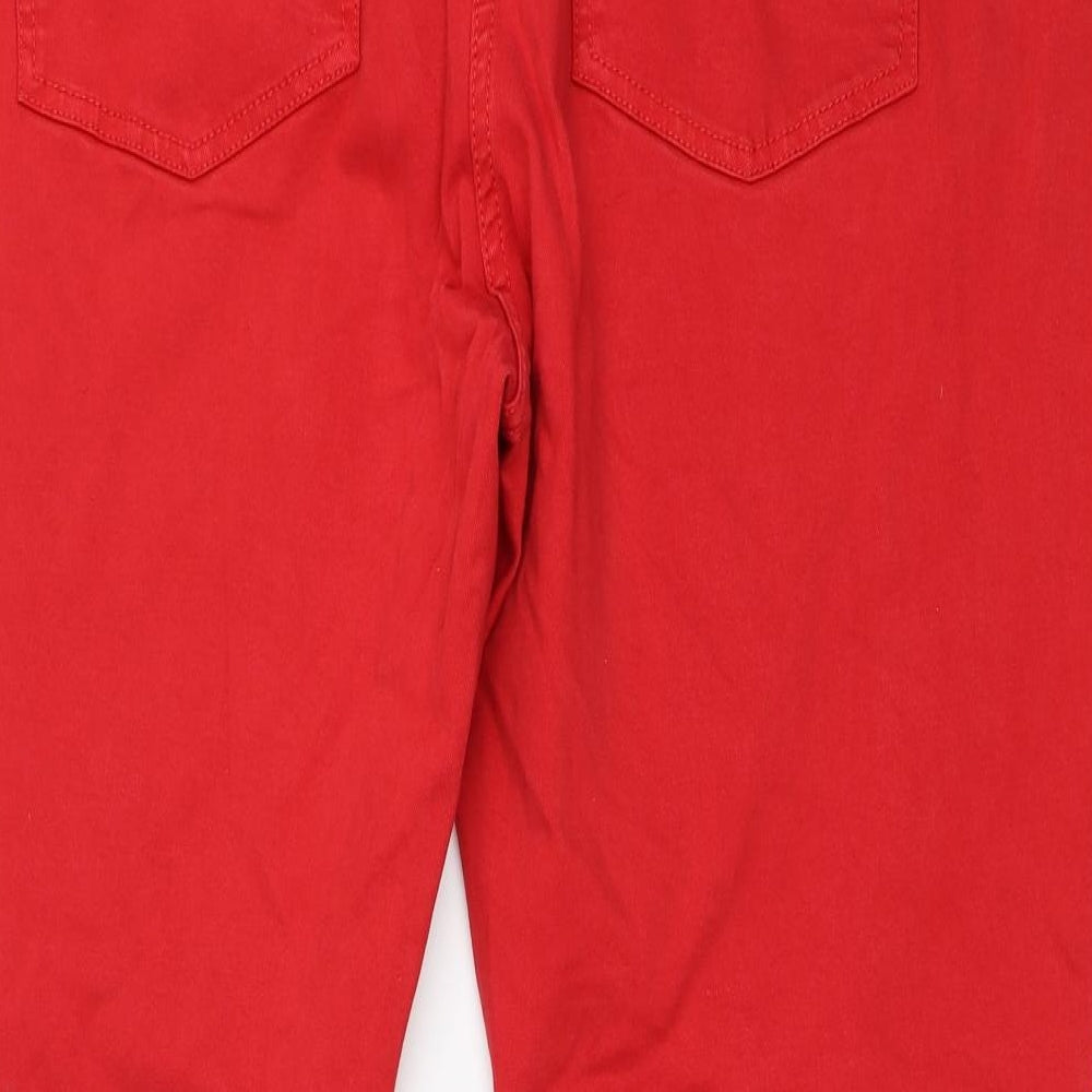 NEXT Womens Red   Skinny Jeans Size 22 L28.5 in