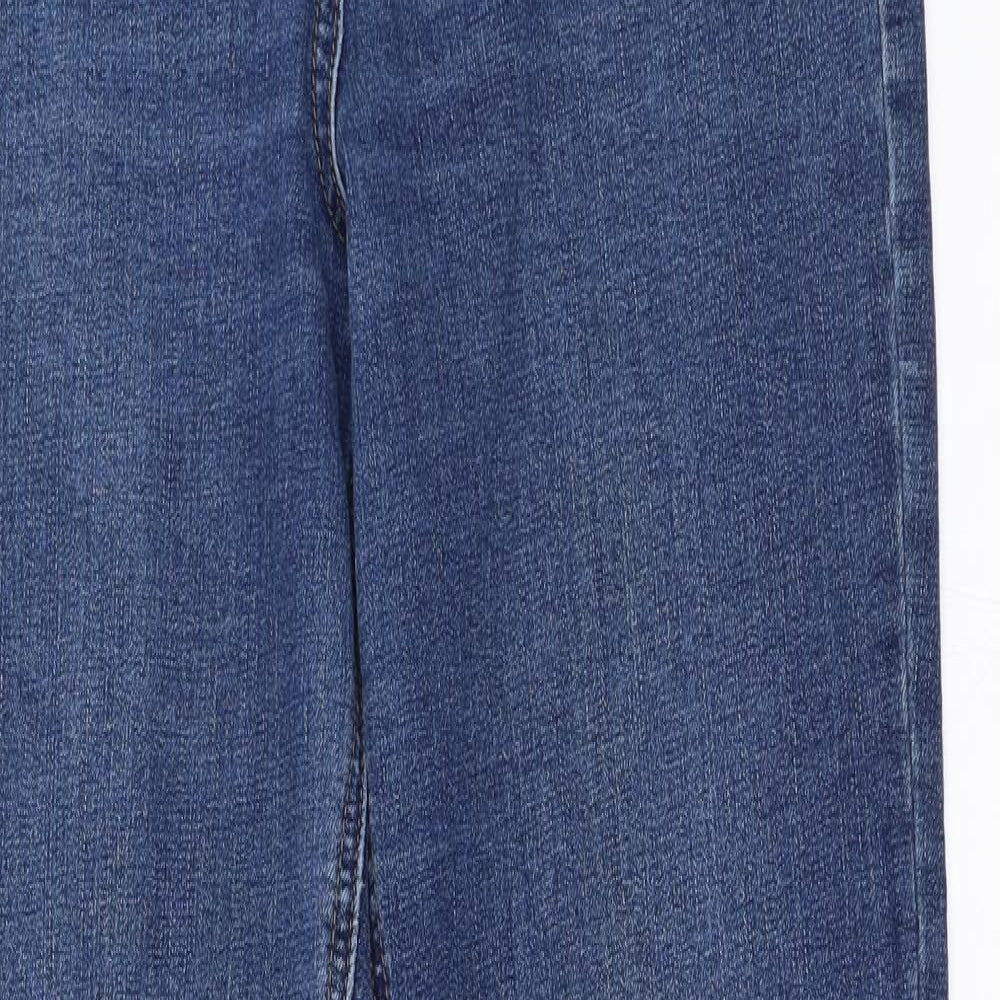 Nutmeg Womens Blue  Denim Straight Jeans Size 10 L29.5 in