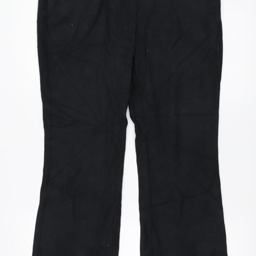 Soon Womens Black   Trousers  Size 12 L30.5 in